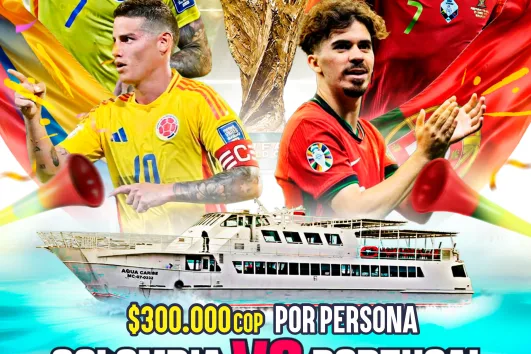MUNDIAL 2026 EN BARCO: COLOMBIA VS PORTUGAL