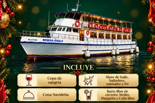 CENA NAVIDEÑA EN BARCO